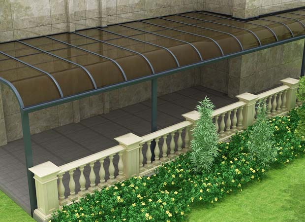 鋁合金遮陽(yáng)雨棚