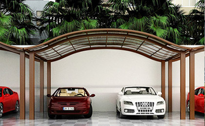 鋁合金小車車棚