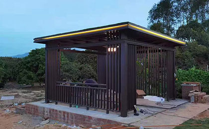 鋁合金中式?jīng)鐾?別墅