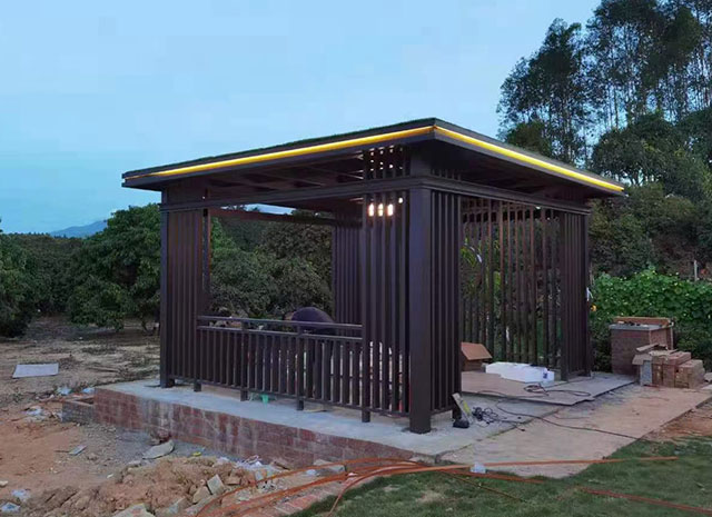 鋁合金中式?jīng)鐾?別墅