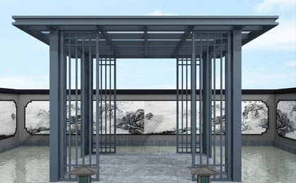 庭院涼亭戶(hù)外