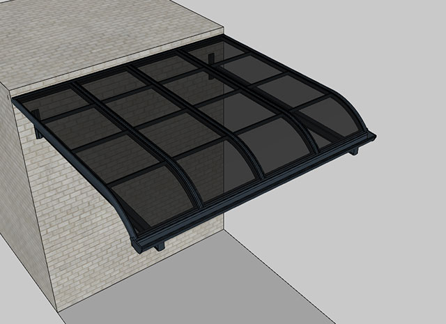雨棚鋁合金遮陽