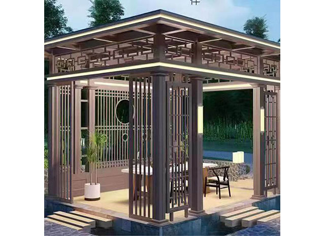 六角涼亭 鋁合金